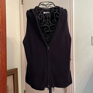 Vintage New Man hooded sweater vest